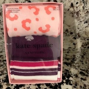 NWT KATE SPADE SOCKS (SET OF 3)